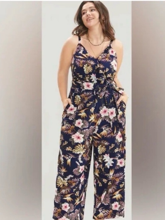 BloomChic Pants - BloomChic Floral Jumpsuit